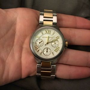 Michael Kors gold and silver watch